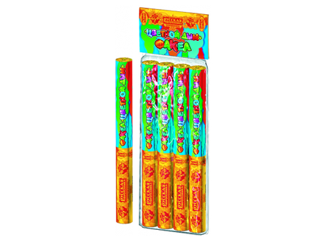 Батарея салютов Русская пиротехника ЦВЕТНОЙ ДЫМ зеленый 