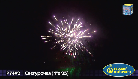 Батарея салютов Русский фейерверк Снегурочка Р7492