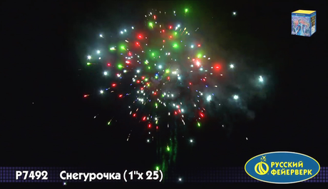 Батарея салютов Русский фейерверк Снегурочка Р7492