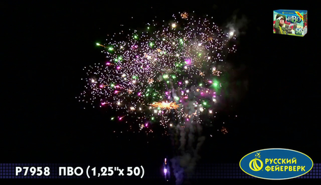 Батарея салютов Русский фейерверк ПВО P7958