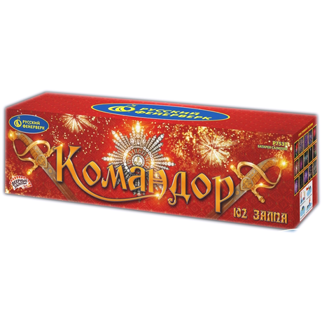 Батарея салютов Русский фейерверк Командор P7537