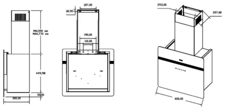 Вытяжка кухонная Korting  KHC 69131 GСN