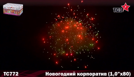 Батарея салютов ТСЗ Новогодний корпоратив ТС772