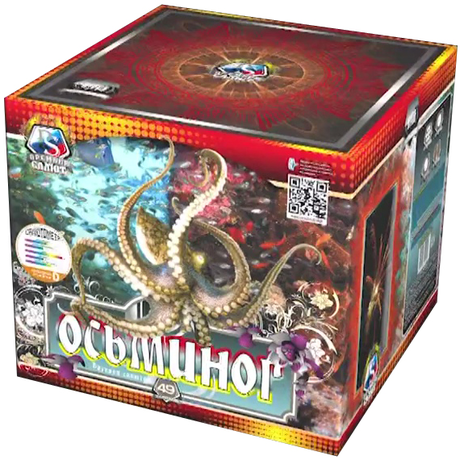 Батарея салютов Премьер салют Осьминог 01408