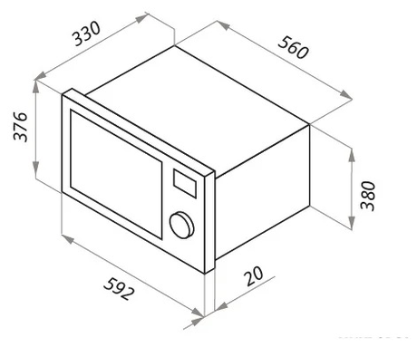 Микроволновая печь Maunfeld  JBMO.20.5GRIB