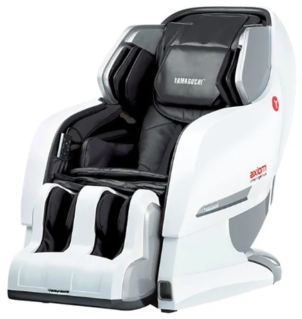 Массажное кресло Yamaguchi  YA-6000 Axiom бело-черное