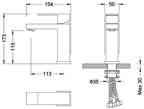 Смеситель Timo Selene 2061/17F золото матовое