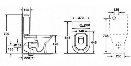 Унитаз Orans WM-9902