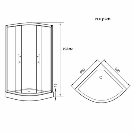 Душевая кабина Parly  Z91S