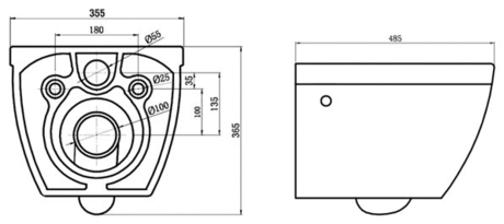 Унитаз BelBagno CENTO-R BB509CH