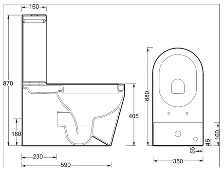 Унитаз BelBagno GENIUS BB541CP