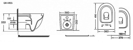 Унитаз Grossman  GR-4455MS