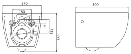 Унитаз BelBagno SFERA-R BB2141CPR