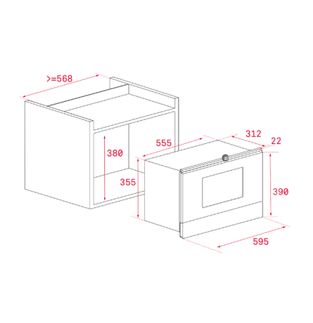 Микроволновая печь Teka  ML 8220 BIS L LONDON BRICK