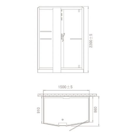 Душевая кабина Orans SR-89102LS White