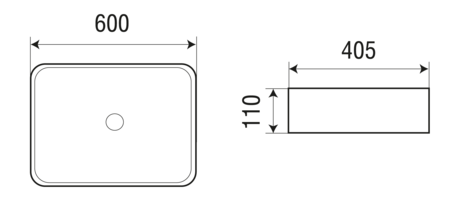 Раковина WELTWASSER  ELBACH 2174 MB 