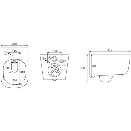 Унитаз Meer  MR-2103 